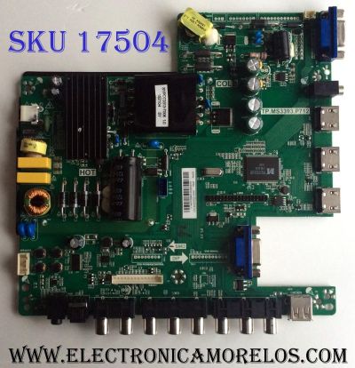 MAIN / FUENTE (COMBO) / SCEPTRE Y14070063 / TP.MS3393.P712 / T201510071A / 8142123332082 / 40_DLED_FHD_60-72V / LSC400HN02 SAM / 55c 20151116_205307 / PANEL´S CN40HB772 / LSC400HN02-G02 / MODELO X40 SBNV93CD