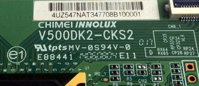 T-CON / VIZIO 4U.Z547.NAT / 4UZ547NAT / V500DK2-CKS2 / E88441 / 4UZ547NAT347708B100001 / PANEL TPT500DK-QS1 REV:SC1E / MODELO P502ui-B1E LTY6RKBQ - Imagen 2