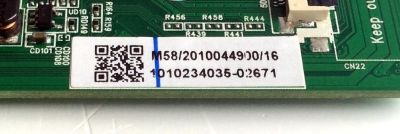 MAIN / HITACHI 1010234035 / MS34580-ZC01-01 / 1010234035-02671 / M58/2010044900-16 / E022M031-01 / E168066 / KB-6160 / PANEL V500DJ6-QE1 / MODELO 50C61 MT8GG - Imagen 2