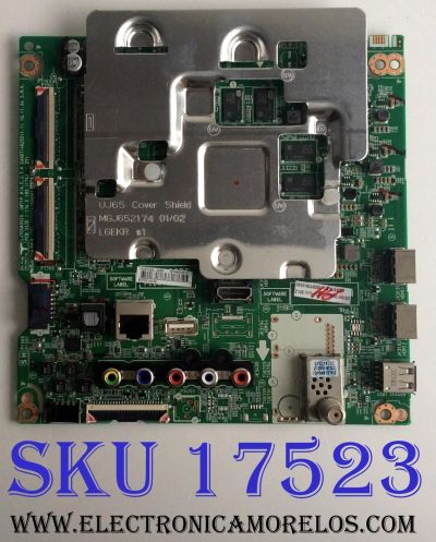 MAIN PARA TV LG 4K·UHD SMART TV / NUMERO DE PARTE EBT64533014 / EAX67146203 / 64533014 / EAX67146203(1.1) / PANEL NC490DGG-AAFXF / MODELO 49UJ6300-UA / 49UJ6300-UA.BUS4LOR