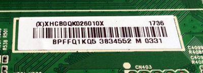 MAIN PARA TV SHARP / NUMERO DE PARTE 756TXHCB0QK026 / XHCB0QK026 / 715G7228-M01-002-004Y / (X)XHCB0QK026010X / PANEL TPT500J1-HVN07.U REV:S500C / MODELO LC-50LB481U - Imagen 2