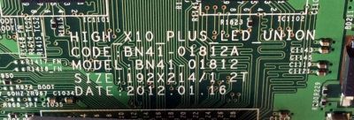 MAIN / SAMSUNG BN94-05656C / BN41-01812A / BN97-06430L / PANEL LTJ550HJ08-V / DISPLAY LSJ550HJ05-E01 / MODELOS UN55ES6100FXZA TS01 / UN55ES6100FXZA - Imagen 3