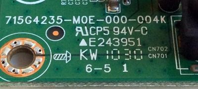 MAIN PARA MONITOR ACER / LG QACBKL008 / 715G4235-M0E-000-004K / QACBKL00800 / E243951 / PANEL LM230WF5 (TR)(A2) / MODELOS E2360V-PNW AUSNAV / E2360V-PNW / E236VT - Imagen 3