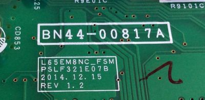 LED DRIVER / SAMSUNG BN44-00817A / PSLF321E07B / BN44-00817A / L65EM8NC_FSM / PANEL'S CY-XJ055FLLV2H / CY-XJ065FLLV2H / MODELOS UN55JS9000FXZA TS01 / UN55JS9000 / UN65JS9000FXZA TS01 - Imagen 3