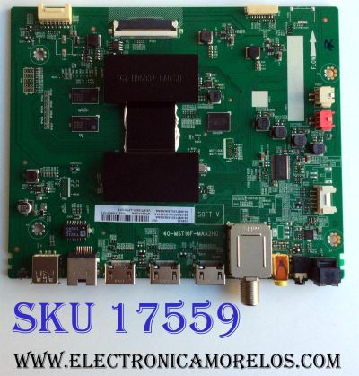 MAIN / TCL 08-CM50CUN-OC404AA / 40-MST10F-MAA2HG / V8-ST10K01-LF1V1210 / PANEL LVU500NDEL / MODELO 50S423