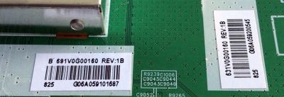 MAIN / BEST BUY / TOSHIBA 631V0G00160 / UCI4 VTV-L55731 REV:1 / VTV-L55731 REV:1 / 691V0G00160 / REV:1B / PANEL K430WDRA / MODELO 43LF621U19 - Imagen 2