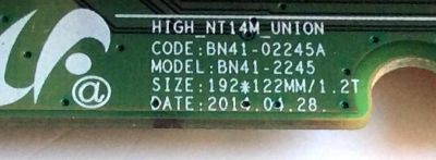 MAIN / SAMSUNG BN94-07727B / BN41-02245A / BN97-08808A / BN97-08808A / PANEL CY-DF460CSLV1H / MODELOS UN46H6203AFXZA / UN46H6201AFXZA / UN46H6203AFXZA TD01 - Imagen 3