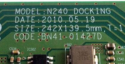 TARJETA DE ACOPLAMIENTO / SAMSUNG BN94-03564C / BN41-01427D / PARTE SUSTITUTA BN94-03564B / PANEL T550FCE1-FS / MODELOS UN55C9000ZFXZA / UN55C9000SVXZA / UN46C9000ZFXZA / UN46C9000ZVXZA - Imagen 3