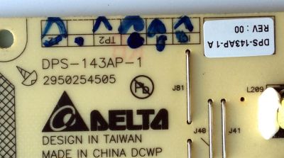 FUENTE DE PODER / VIZIO 0500-0707-0010 / DPS-143AP-1 / 2950254505 / 050007070010 / DPS-143AP-1 A / PANEL LC370EUH (SC)(R1) / MODELO XVT373SV - Imagen 3