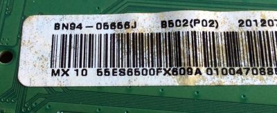 MAIN PARA TV  SAMSUNG NUMERO DE PARTE  BN94-05656J / BN41-01812A / BN97-06430L / PANEL LTJ550HW08-V / MODELO UN55ES6500FXZA TS01 - Imagen 2