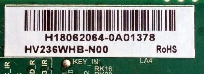 MAIN / INSIGNIA H18062064 / TD.T950.61 / 317GAAMB910CVT / AMB910CVTH18062064 / E-P-BSSW-24 / HV236WHB-N00 / PANEL TPM236WH2-WHBN00.K REV:S5941A / MODELO NS-24DF310NA19 - Imagen 5