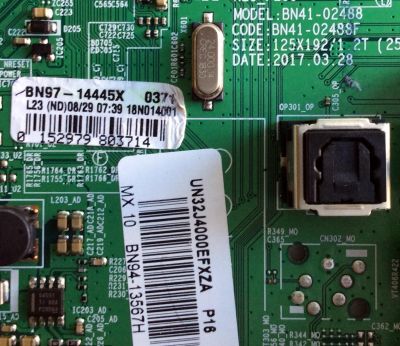 MAIN PARA TV SAMSUNG / NUMERO DE PARTE BN94-13567H / BN41-02488F / BN97-14445X / PANEL CY-JM032AGLR2V / MODELOS UN32J4000 / UN32J4000EFXZA LA01 - Imagen 3
