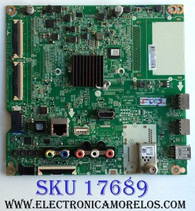 MAIN PARA TV LG / NUMERO DE PARTE EBT65235202 / EAX67872805(1.1) / EAX67872804(1.0) / EAX67872804 / EAX67872805 / PANEL NC550DGG AAGX3 / MODELOS 55UK6300PUE / 55UK6300PUE.BUSWLOR / 55UK6300PUE.BUSWLJR