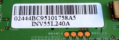 LED DRIVER / SAMSUNG LJ97-02444B / INV55L240A / REV0.5 / PANEL LTF550HH02 A03 / MODELO UN55B8500XFXZA - Imagen 2