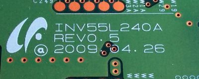 LED DRIVER / SAMSUNG LJ97-02444B / INV55L240A / REV0.5 / PANEL LTF550HH02 A03 / MODELO UN55B8500XFXZA - Imagen 3