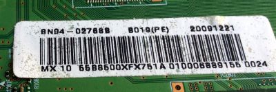 MAIN  PARA TV  SAMSUNG  NUMERO DE PARTE BN94-02768B / BN41-01247A / BN97-03670A / PANEL LTF550HH02 A03 / MODELO UN55B8500XFXZA - Imagen 4