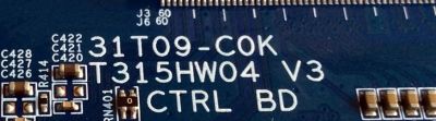 T-CON PARA TV SAMSUNG / NUMERO DE PARTE 55.40T04.C07 / 31T09-C0K / T315HW04 V3 / 5540T04C07 / PANEL T400HW03 V.4 / MODELOS LN40C630K1FXZA AA05 / LN40C610N1FXZA / LN40C630K1FXZA - Imagen 2