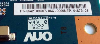 T-CON / SHARP 55.42T09.C07 / 5542T09C07 / T315HW05 V0/V1 / 31T12-C04 / 0940-0000-4120 / PARTE SUSTITUTA 55.46T04.C09 / 5546T04C09 / PANEL T420HW07 V.1 / MODELOS LC-42LE620UT / M420NV / M421NV LAQAGUGM / LE42S704 / 42LE5400-UC.AUSDLNR - Imagen 2