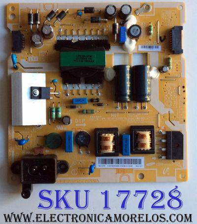 FUENTE DE PODER / SAMSUNG BN44-00801A / L32SF_FSM / BN4400801A / PSLF720S07A / PANEL GJ032BGE-R4 / MODELOS UN32J5500AFXZA SB48 / UN32J5500 / HG32NE690BFXZA FA01