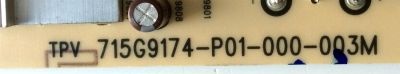 FUENTE DE PODER / VIZIO ADTVH2020AAV / 715G9174-P01-000-003M / (X)ADTVH2020AAV / PANEL TPT550U1-QVN05.U REV:S57B0A / MODELOS E55-F1 LTMWWUMU / E55-F1 LTMWWUKU - Imagen 2