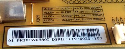 FUENTE DE PODER / BEST BUY / TOSHIBA PK101W0880I / FSP093-3FS01 / 01-PK101W0880I-DSPIL / 3BS0389912GP / E186016 / PANEL V400HJ6-ME2 Rev.C1 / MODELOS 40L310U / 40L310U Rev.A - Imagen 2