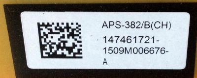 FUENTE DE PODER / SONY 1-474-617-21 / APS-382/B(CH) / 147461721 / 1-894-727-11 / APS-382/B / PANEL S650QF59 V3 / MODELO XBR-65X850C - Imagen 2
