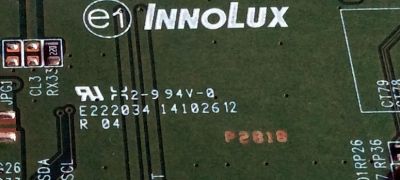 T-CON PARA TV VIZIO / NUMERO DE PARTE 5F.F15B.VTR / V500DK1-CKS1 / E222034 / 14102612 / 5FF15BVT / 5FF15BVTR3448G08W03400 / PANEL TPT500DK1-QS1 REV:SC1A / MODELO P502UI-B1 LTY6RKCR - Imagen 3