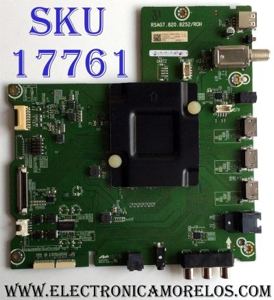 MAIN / HISENSE 231565 / RSAG7.820.8252/ROH / 231563 / 231565A / 231563A / HU55A6100UWR / 3TE55G1820B5 / TM187B539M / G1820B5 / PANEL HD550S1U81-L1\S2\GM\CKD\ROH /  MODELO 55R6E