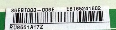 MAIN / LG EBT65241802 / EAX67872805 / 86EBT000-006E / EAX67872805(1.1) / EAX67872804 (1.0) / PANEL NC650DQG / MODELOS 65UK6300PUE / 65UK6300PUE BUSTLOR / 65UK6300PUE BUSTLJR - Imagen 3