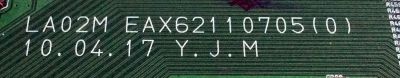T-CON / LG EBU61004702 / 61004702 / EAX62110705(0) / 07EBU0101921 / EAX62110705 / PANEL LC550EUC (SC)(A1) / MODELOS 55LX6500-UB / 55LX6500-UB AUSWLJR - Imagen 2