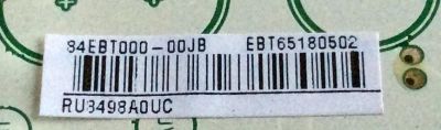 MAIN / LG EBT65180502 / 64562002 / EAX67868703(1.0) / 84EBT000-00JB / EAX67868703 / PANEL HC550DQB-SLUA1-214X / MODELOS 55SK9000PUA / 55SK9000PUA AUSWLJR - Imagen 2