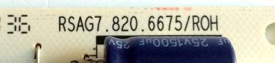 FUENTE DE PODER / HISENSE 218857 / RSAG7.820.6675/ROH / HLL-6070WH / CQC13134095636 / E166702 / PANEL HD650M5U52-TAL1\S1\GM\ROH 219130 / MODELO 65H8050D - Imagen 5