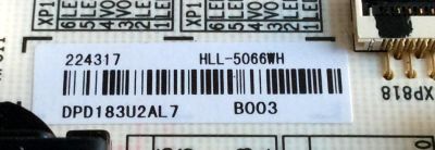 FUENTE DE PODER / HISENSE 224317 / RSAG7.820.7920/ROH / HLL-5066WH / E166702 / PANEL`S HE650S5U52\S1\FJ\GM\ROH / HE650S5U52\S1\GM\ROH / MODELO 65H9E PLUS - Imagen 3