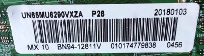 MAIN / SAMSUNG BN94-12811V / BN41-02568B / BN97-13599S / PANEL CY-NM065HGXV1H / MODELOS UN65MU6290VXZA GA01 / UN65MU6290V / UN65KU6500FXZA - Imagen 2