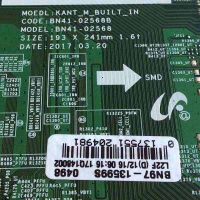 MAIN / SAMSUNG BN94-12811V / BN41-02568B / BN97-13599S / PANEL CY-NM065HGXV1H / MODELOS UN65MU6290VXZA GA01 / UN65MU6290V / UN65KU6500FXZA - Imagen 3