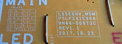 FUENTE DE PODER / SAMSUNG BN44-00873C / L65E6NV_MSM / PSLF241E09A / BN4400873C / PANEL CY-NM065HGXV1H / MODELOS UN65MU6290VXZA GA01 / UN65MU6290 - Imagen 3