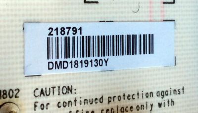 FUENTE DE PODER / HISENSE 218791 / RSAG7.820.7238/ROH / HLL-5260WB / E166702 / CQC13134095636 / MODELO 55H6D - Imagen 2