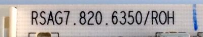 FUENTE DE PODER / HISENSE 194795 / RSAG7.820.6350/ROH / HLL-4655WP / CQC13134095636 / E166702 / PANEL / MODELO 55H9D Plus - Imagen 2