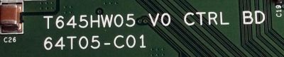 T-CON / LG 55.64T05.C04 / T645HW05 V0 CTRL BD / 64T05-C01 / 5564T05C04 / PANEL T645HW05 V.0 / MODELOS 65LW6500-UA.AUSDLUR / 65LW6500 - Imagen 3