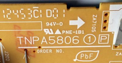 FUENTE DE PODER / PANASONIC TXN/P1UWUX / TNPA5806 / TXN / P1UWUX / MODELO TC-L42E60 - Imagen 3