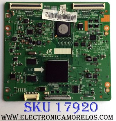 T-CON / SAMSUNG BN95-00579B / BN41-01789A / BN97-06371B / PARTE SUSTITUTA BN95-00579A / MODELOS UN55ES6500FXZA TS01 / UN55ES6550FXZA / UN55ES6580FXZA / UN55ES6600FXZA / UN55ES6820FXZA