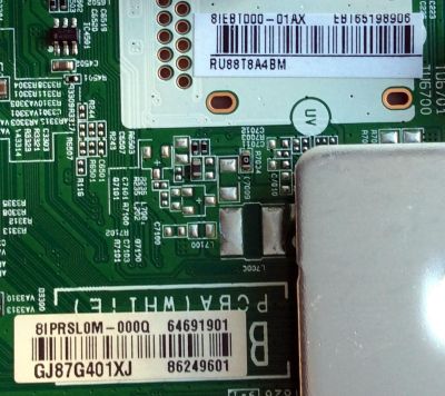 MAIN / LG EBT65198906 / EAX67872805 (1.1) / EAX67872805 / 64691901 / PANEL HC500DQN-VCUR2-914X / MODELOS 50UK6500AUA.AUSJLJR / 50UK6500AUA - Imagen 2