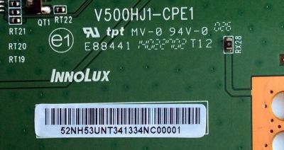 T-CON  LG / 50LB5900-UV / V500HJ1-CPE1 / E88441 / 52NH53UNT34 / PANEL NC500DUN-VXBP2 / MODELOS 50LB5900-UV.BUSJLJR / 50LB5900 / 50LB6300-US.BUSJLJR - Imagen 2
