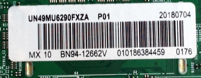 MAIN / SAMSUNG BN94-12662V / BN41-02568B / BN97-13635A / PANEL CY-GM049HGLV8H / MODELOS UN49MU6290FXZA FB02 / UN49MU6290F - Imagen 3