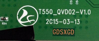 T-CON / HITACHI 5060AU65000130 / T550_QVD02-V1.0 / PANEL`S T650QVR01.5 / T650QVN02.0 / MODELO LE65K6R9 - Imagen 3