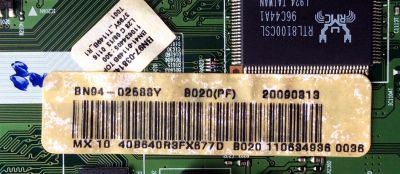 MAIN / SAMSUNG BN94-02588Y / BN41-01149B / BN97-03814A / PANEL LTF400HF11 A01 / MODELO LN40B640R3FXZA - Imagen 3