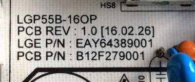 FUENTE DE PODER PARA TV LG OLED / NUMERO DE PARTE EAY64389001 / 64389001 / LGP55B-16OP / B12F279001 / LGP55B-160P / PANEL LC550AQD (EK)(A4) / LC550AQD (GJ) ( A6) / MODELOS OLED55B6P-U / OLED55B6P-U.AUSZLH / OLED55B6P-U / OLED55B6P-U.BUSZLJR - Imagen 4