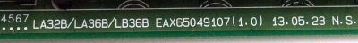 MAIN / LG EBT62878002 / EAX65049107 (1.0) / EAX65049107 / SUSTITUTAS EBT62359736 / EBT62359794 / EBT62359778 / EBT62359752 / EBT62359784 / EBT62359742 / PANEL LC420DUE (SF)(R1) / MODELOS 42LN5400-UA.BUSYLMR / 42LN5400 / MAS PARTES SUSTITUTAS EN DECRIPCION - Imagen 3