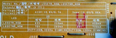 FUENTE SAMSUNG BN44-00878C / L55E7R_NSM / BN4400878C / PANEL CY-SN055FLLV2H / CY-UN055FLLV4H / MODELOS UN55NU800 / UN55NU8500FXZA FB04 / UN49NU8000FXZA FB02 / UN55NU8500 / UN49NU800 / QN49Q65FNFXZA / QA55Q6FNAKXXT / MAS MODELOS CHECAR EN DESCRIPCION - Imagen 4