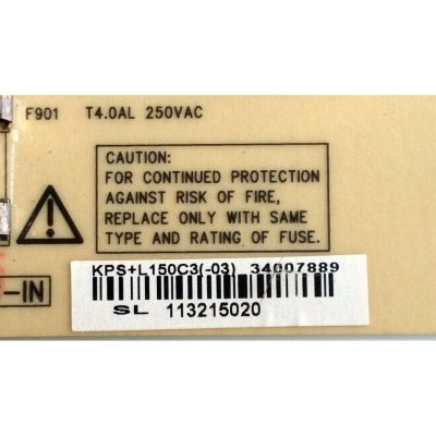 FUENTE DE PODER / TOSHIBA 34007889 / 35015819 / 34007728 / 35015686 / KPS+L150C3 / KPS+L150C3-03 / MODELO LE4050 - Imagen 3